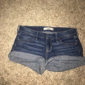 Folded Hollister Short Shorts